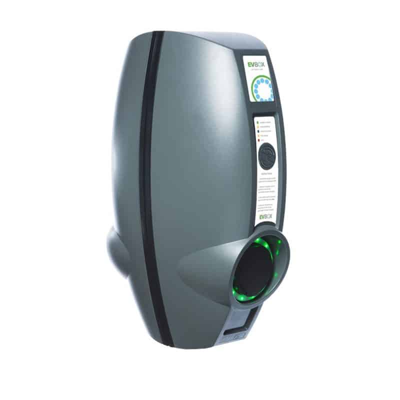 Borne de recharge EVBox BusinessLine double 22kW avec connexion 4G, Bluetooth, WiFi et RFID