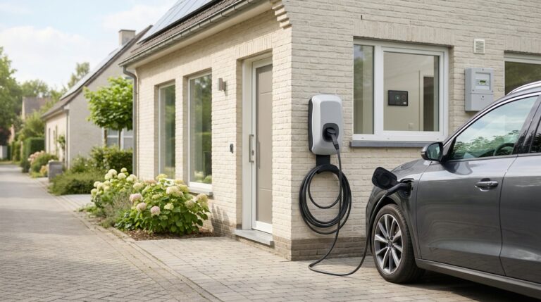 Rentabilité borne de recharge : voiture électrique branchée à domicile en Belgique