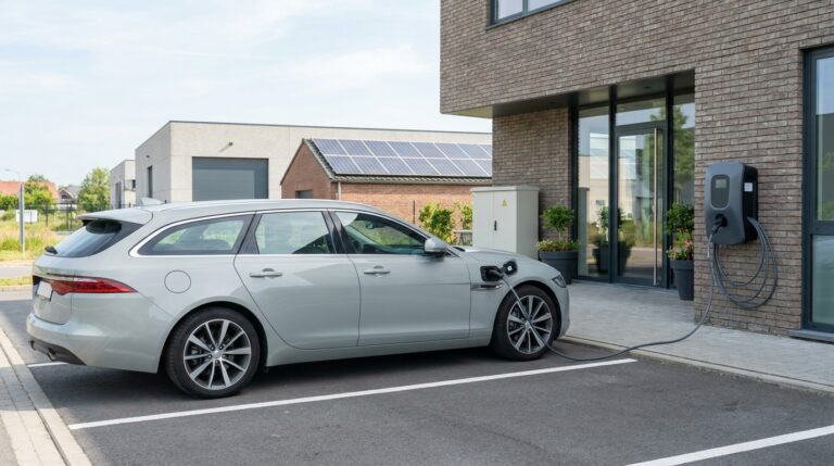 Avantages fiscaux véhicules électriques : borne de recharge installée pour une voiture de société
